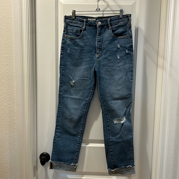 Pilcro Denim - Pilcro distressed, cuffed jeans size 30